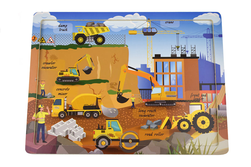 Construction Site Jigsaw Puzzle - 24 piece