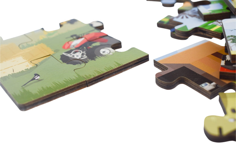 Aussie Farm Vehicles Jigsaw Puzzle - 24 piece