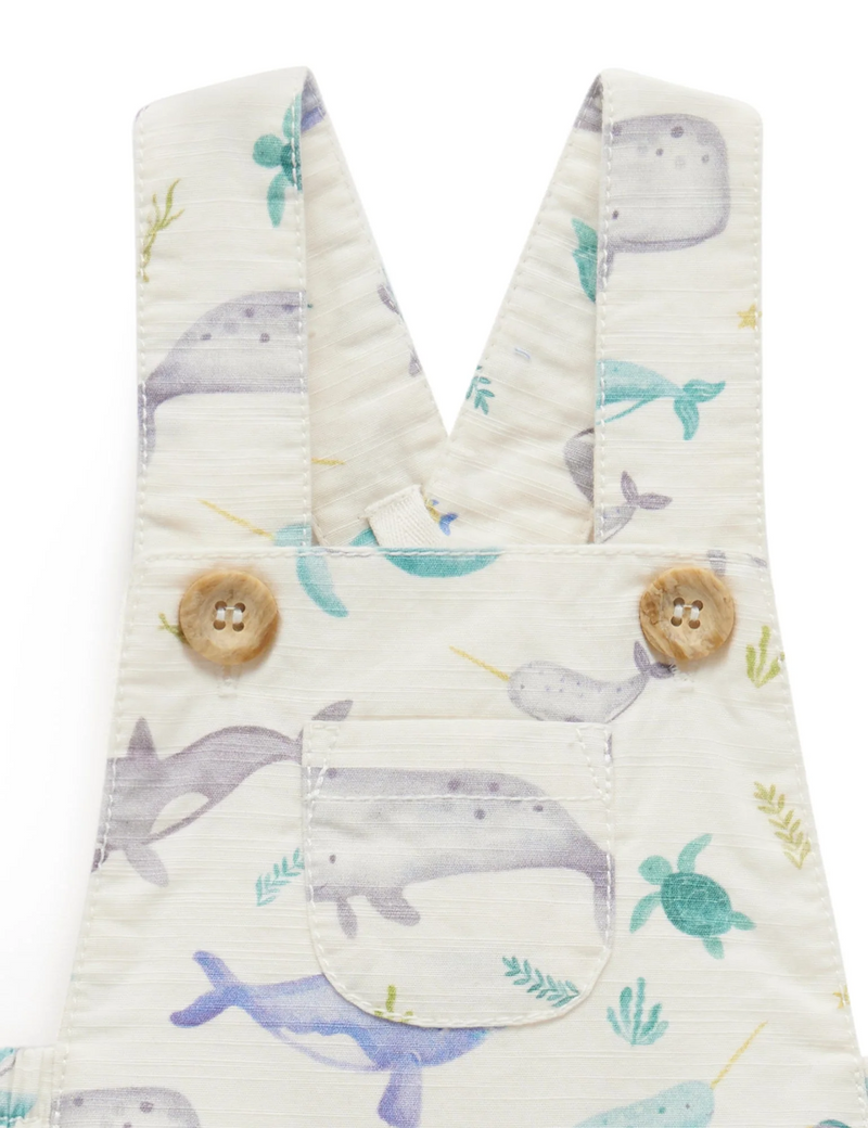 Whale Short Leg Overalls