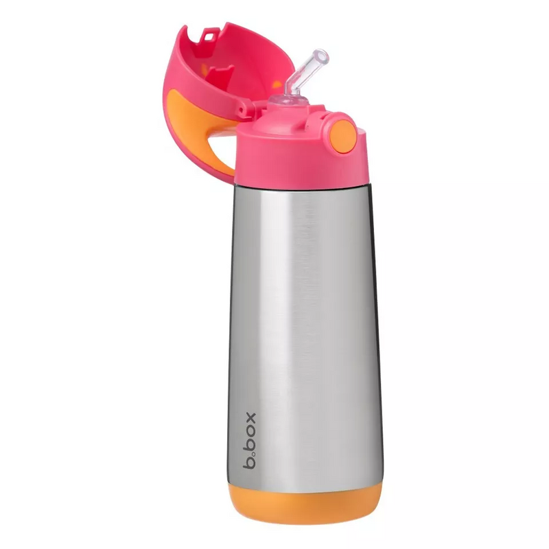 500mL Insulated Drink Bottle - strawberry shake