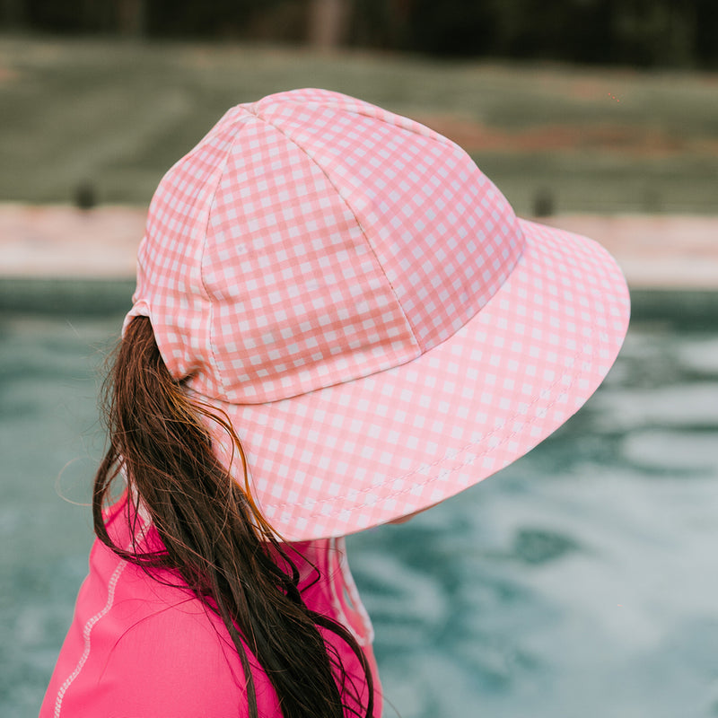 Ponytail Swim Bucket Beach Hat - Skipper