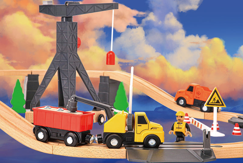 Construction Train Set -35pc