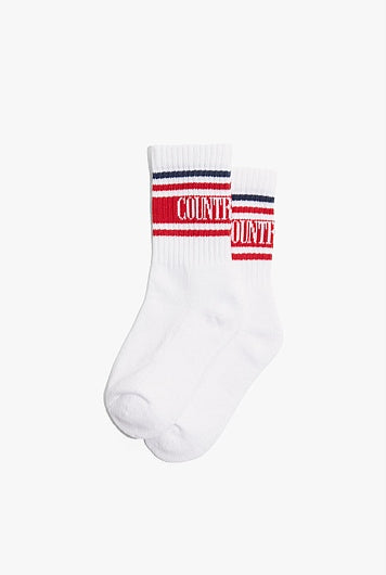 Unisex Heritage Sock - White Size 2/3