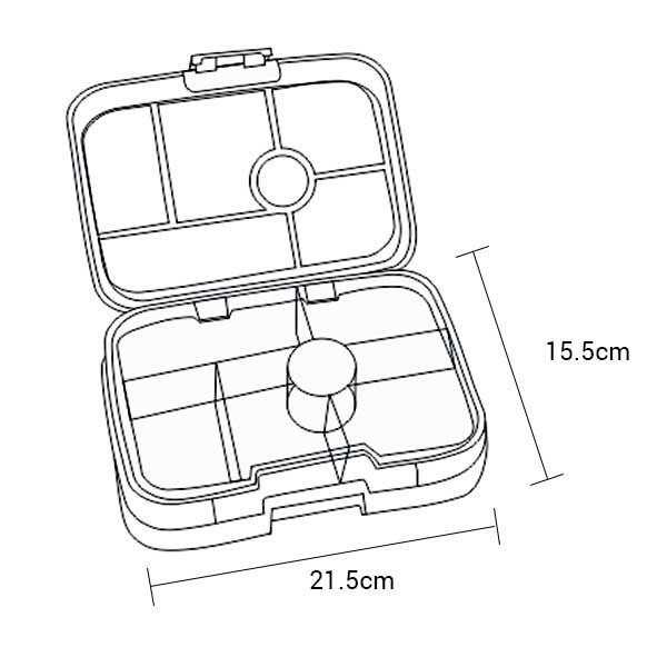 Yumbox Original - Neptune Blue with Space Tray