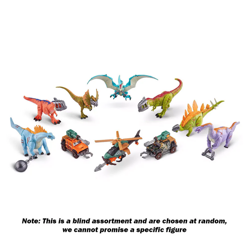 5 Surprise Dino Strike Hunt Mystery Collectible Capsule - Assorted Dino Strike Hunt